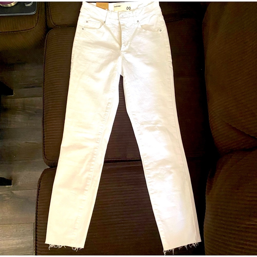 NWT Garage High Rise White Skinny Jeans